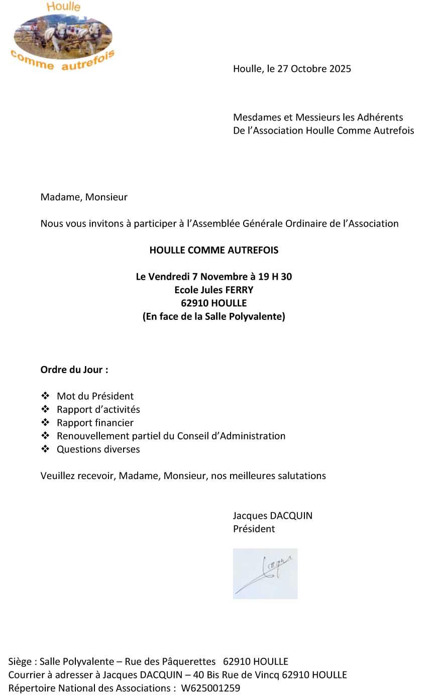 Hca convocation ag 2025